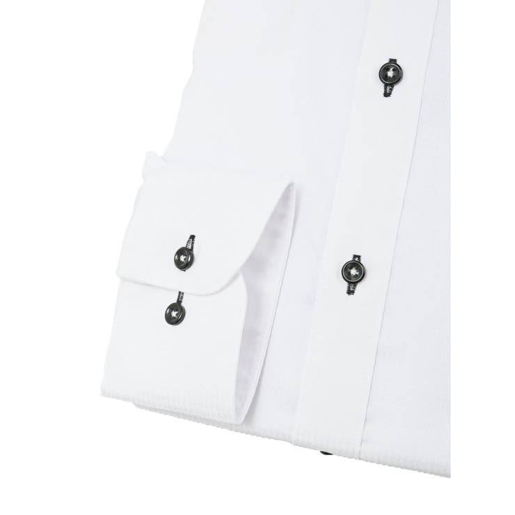 形態安定 吸水速乾 スタンダードフィット ワイドカラー長袖シャツ | TAKA-Q MEN | 詳細画像3 