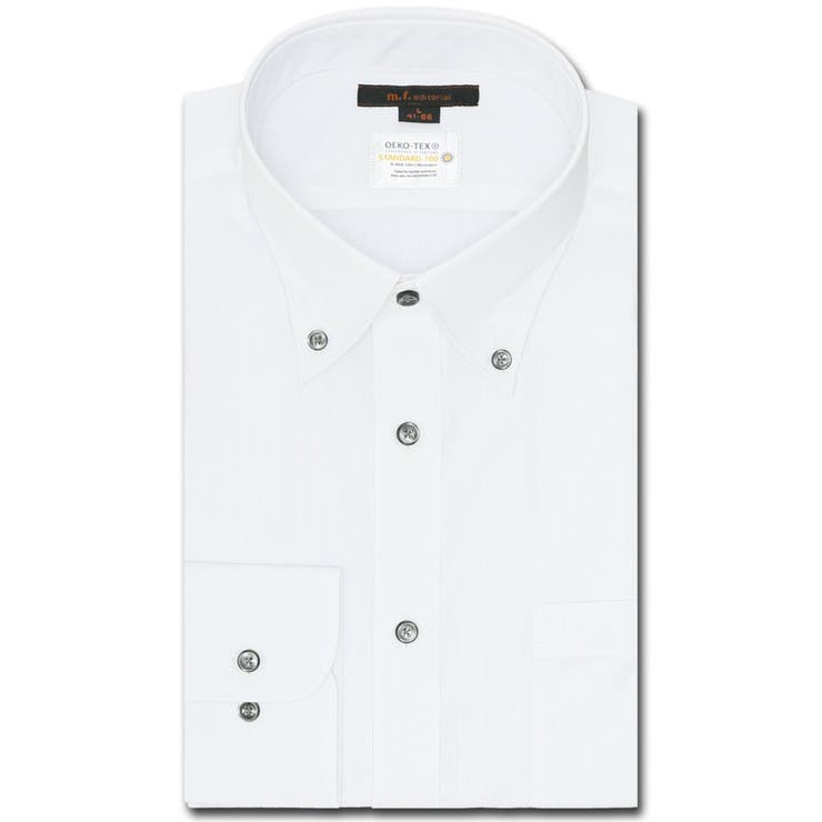 形態安定 吸水速乾 スタンダードフィット ボタンダウン長袖シャツ | TAKA-Q MEN | 詳細画像1 