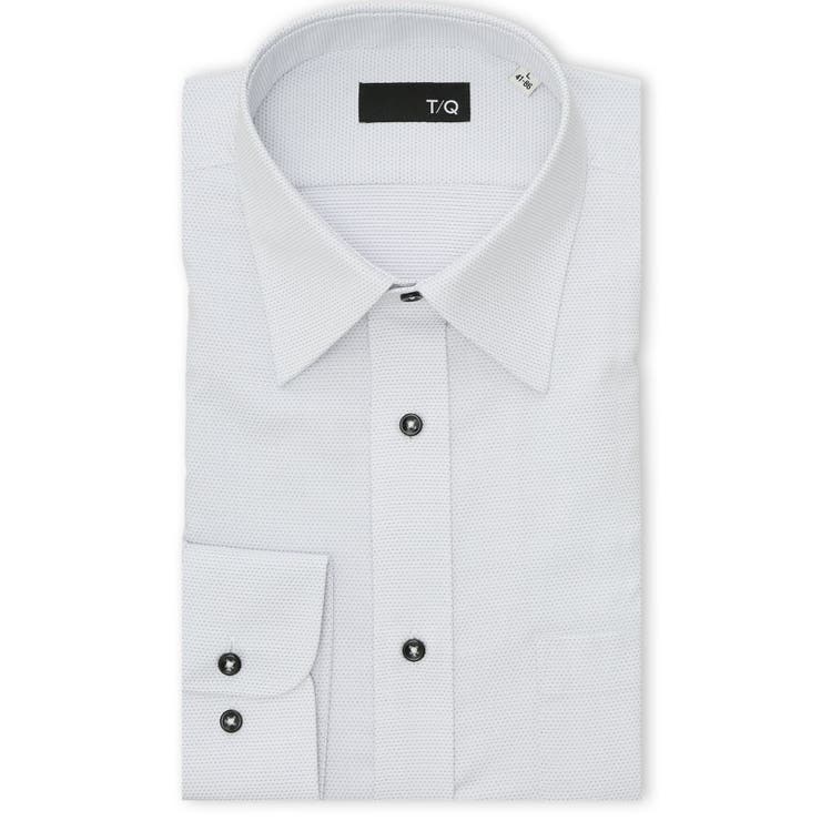 04グレー | ノンアイロン NEWスタンダードフィット レギュラーカラー長袖シャツ | TAKA-Q MEN