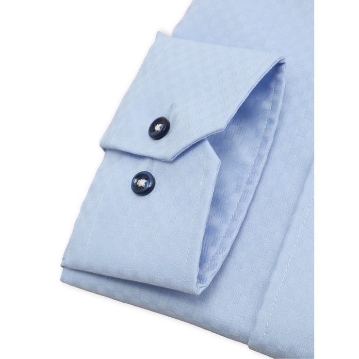 ノンアイロン NEWスタンダードフィット ワイドカラー長袖シャツ | TAKA-Q MEN | 詳細画像3 