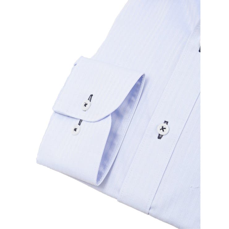 形態安定 吸水速乾 スタンダードフィット ワイドカラー長袖シャツ | TAKA-Q MEN | 詳細画像3 