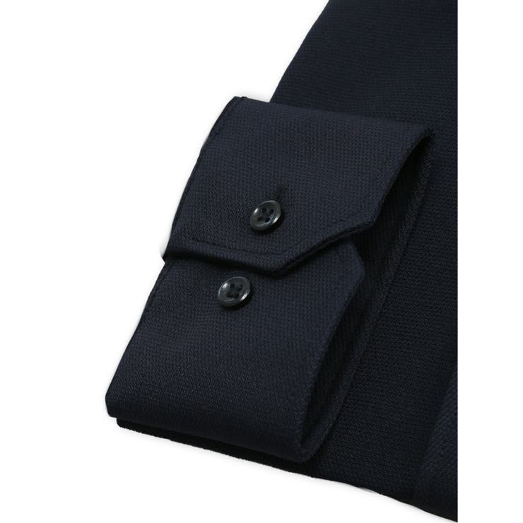 ノンアイロンストレッチ NEWスタンダードフィット カッタウェイ長袖ニットシャツ | TAKA-Q MEN | 詳細画像3 