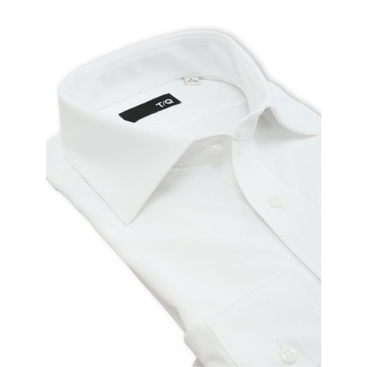 ノンアイロンストレッチ NEWスタンダードフィット ワイドカラー長袖ニットシャツ | TAKA-Q MEN | 詳細画像2 