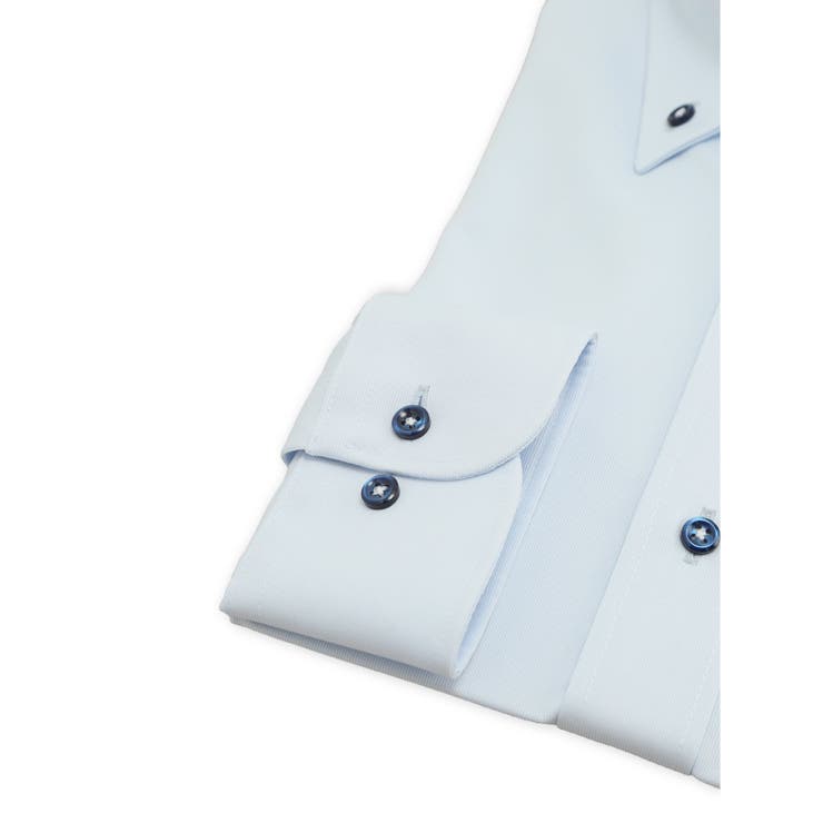 ノンアイロンストレッチ NEWスタンダードフィット ボタンダウン長袖ニットシャツ | TAKA-Q MEN | 詳細画像3 