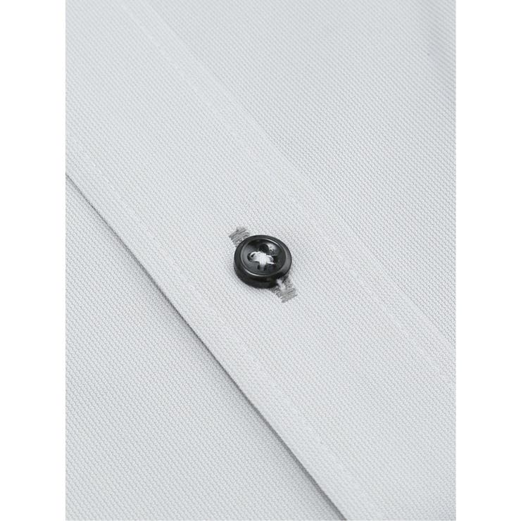 ノンアイロンストレッチ NEWスタンダードフィット ワイドカラー長袖ニットシャツ | TAKA-Q MEN | 詳細画像4 