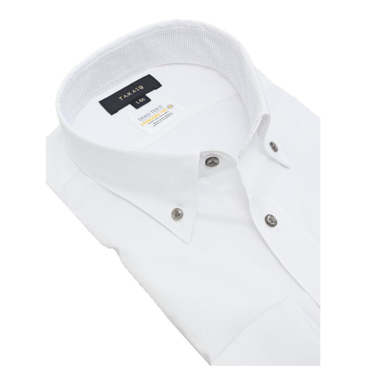 形態安定 吸水速乾 スタンダードフィット ボタンダウン長袖シャツ | TAKA-Q MEN | 詳細画像2 
