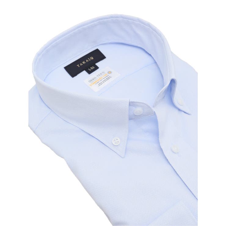 形態安定 吸水速乾 スタンダードフィット ボタンダウン長袖シャツ | TAKA-Q MEN | 詳細画像2 