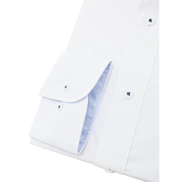 形態安定 吸水速乾 スタンダードフィット ワイドカラー長袖シャツ | TAKA-Q MEN | 詳細画像3 