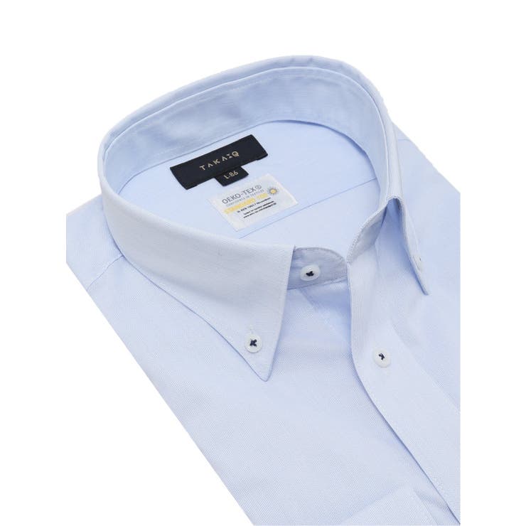 形態安定 吸水速乾 スタンダードフィット ボタンダウン長袖シャツ | TAKA-Q MEN | 詳細画像2 