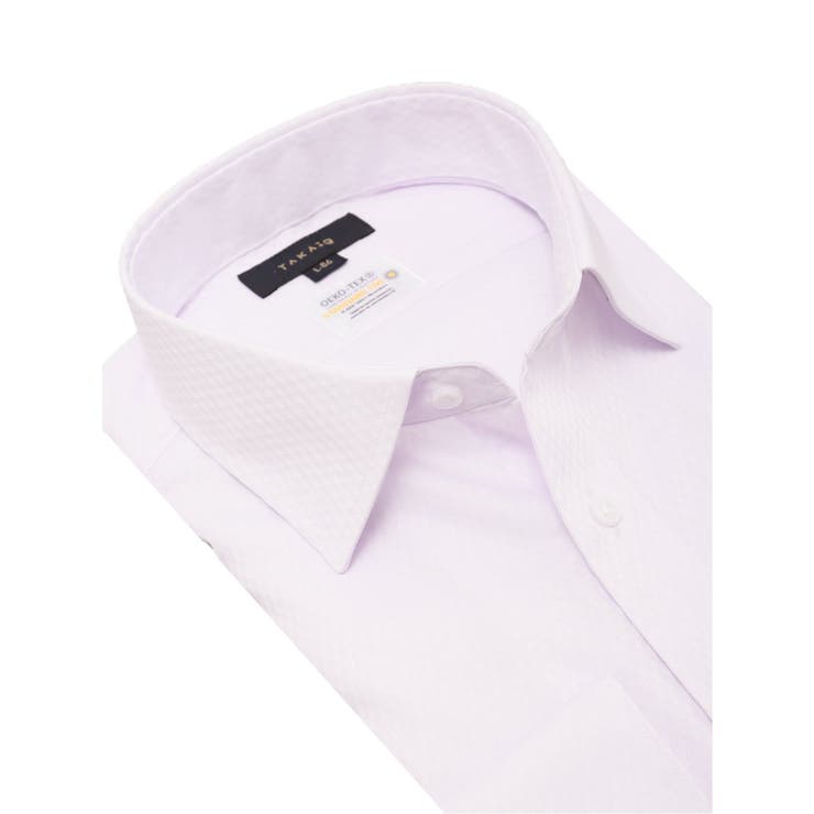 形態安定 吸水速乾 スタンダードフィット ワイドカラー長袖シャツ | TAKA-Q MEN | 詳細画像2 