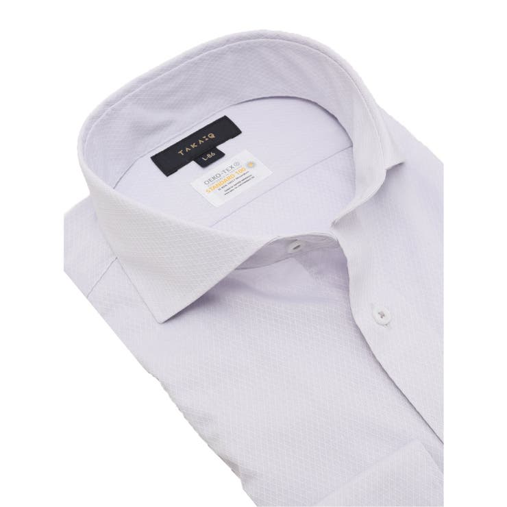 形態安定 吸水速乾 スタンダードフィット カッタウェイ長袖シャツ | TAKA-Q MEN | 詳細画像2 