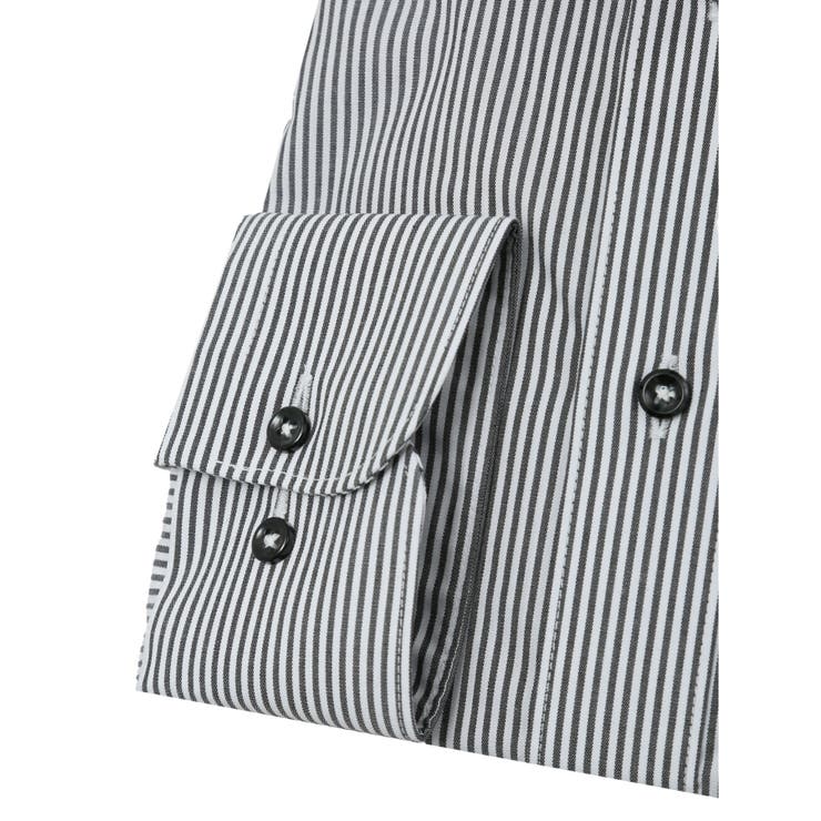 形態安定 吸水速乾 スタンダードフィット ワイドカラー長袖シャツ | TAKA-Q MEN | 詳細画像3 