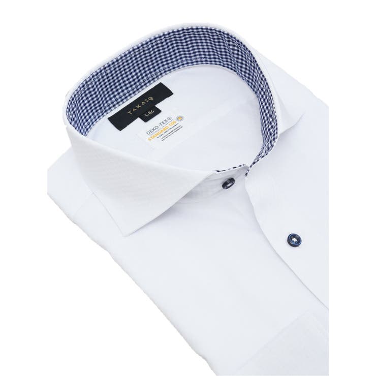 形態安定 吸水速乾 スタンダードフィット カッタウェイ長袖シャツ | TAKA-Q MEN | 詳細画像2 