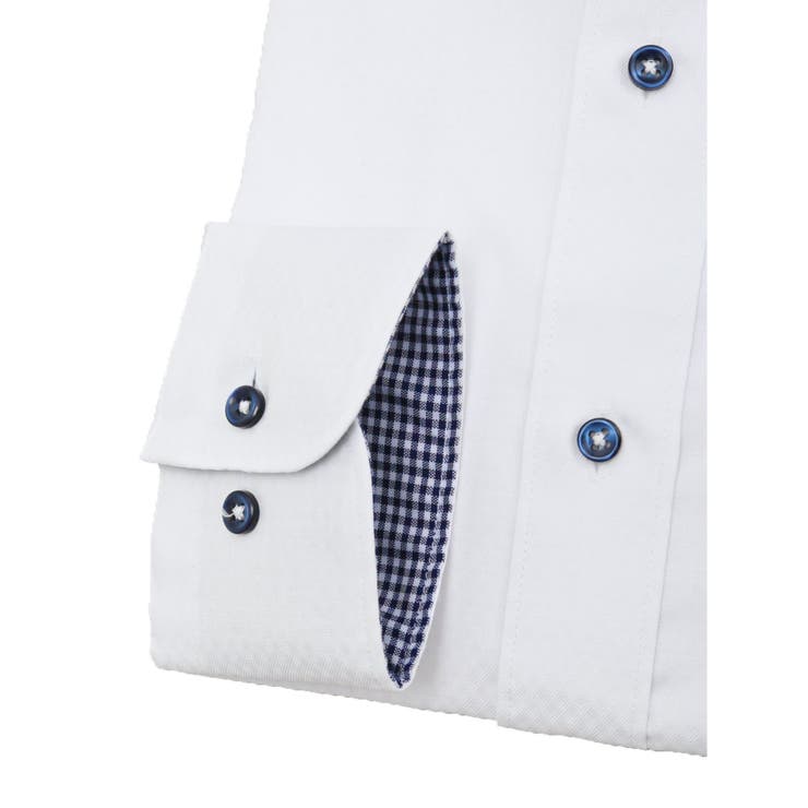 形態安定 吸水速乾 スタンダードフィット カッタウェイ長袖シャツ | TAKA-Q MEN | 詳細画像3 