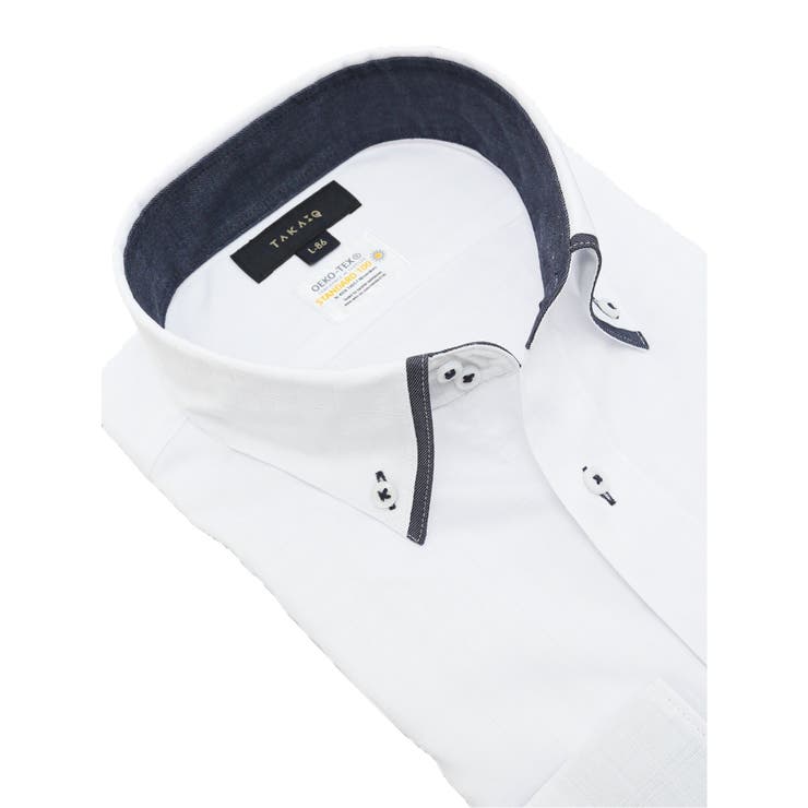 形態安定 吸水速乾 スタンダードフィット ドゥエボタンダウン長袖シャツ | TAKA-Q MEN | 詳細画像2 