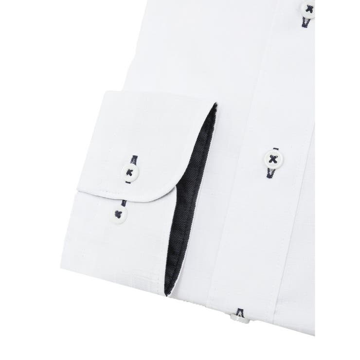 形態安定 吸水速乾 スタンダードフィット ドゥエボタンダウン長袖シャツ | TAKA-Q MEN | 詳細画像3 