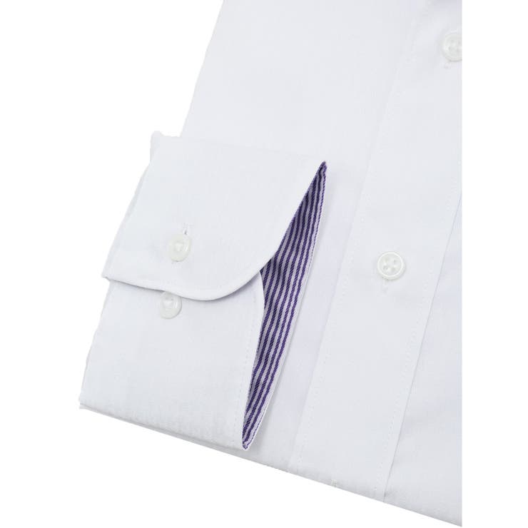 形態安定 吸水速乾 スタンダードフィット ワイドカラー長袖シャツ | TAKA-Q MEN | 詳細画像3 