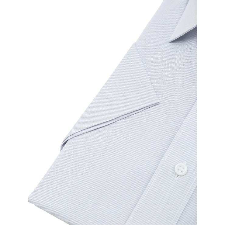 形態安定 吸水速乾 スタンダードフィット ワイドカラー半袖シャツ | TAKA-Q MEN | 詳細画像3 