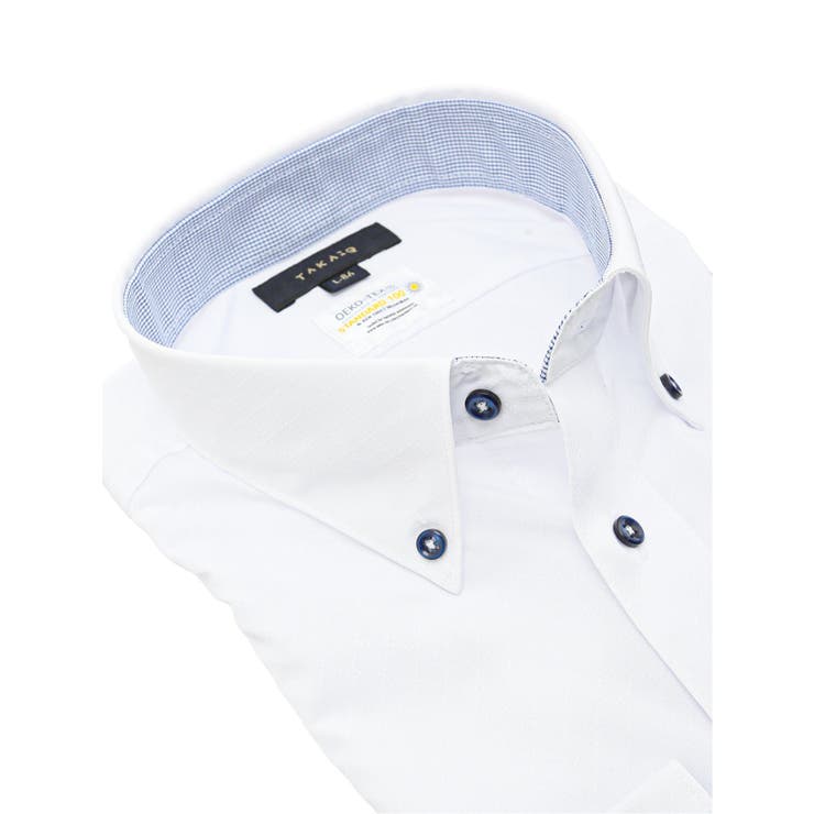 形態安定 吸水速乾 スタンダードフィット ボタンダウン長袖シャツ | TAKA-Q MEN | 詳細画像2 