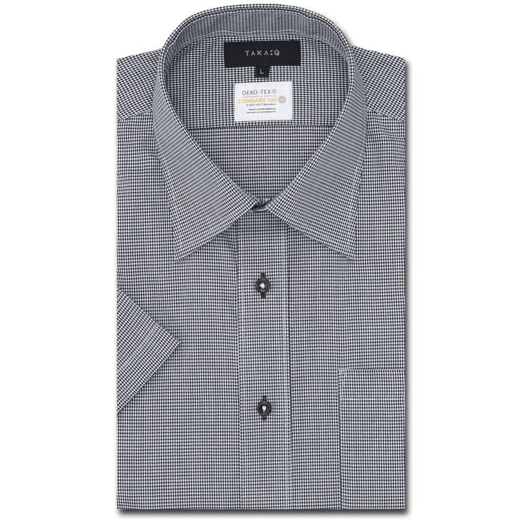 形態安定 吸水速乾 スタンダードフィット レギュラーカラー半袖シャツ | TAKA-Q MEN | 詳細画像1 