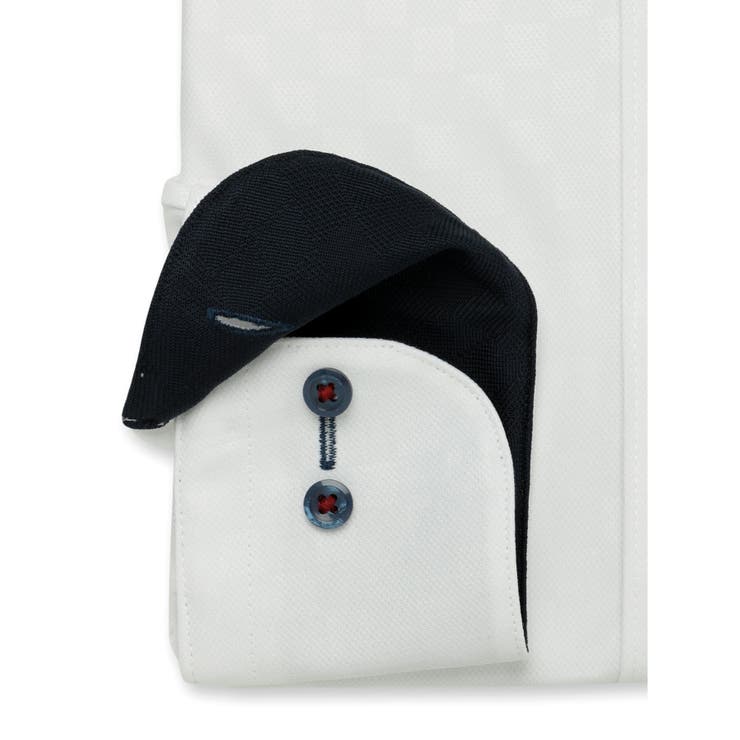 ノーアイロンストレッチ スリムフィットボタンダウン長袖ニットシャツ | TAKA-Q MEN | 詳細画像3 