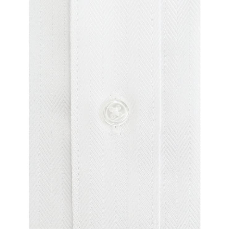 綿100% ノーアイロン スタンダードフィット ワイドカラー長袖シャツ | TAKA-Q MEN | 詳細画像4 