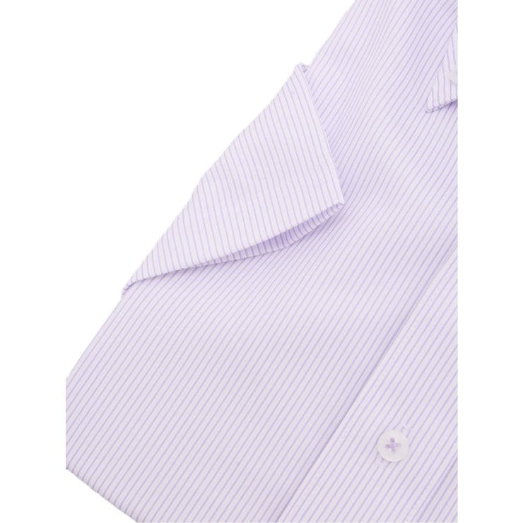 ノーアイロンストレッチ スタンダードフィット ボタンダウン半袖ニットシャツ | TAKA-Q MEN | 詳細画像3 