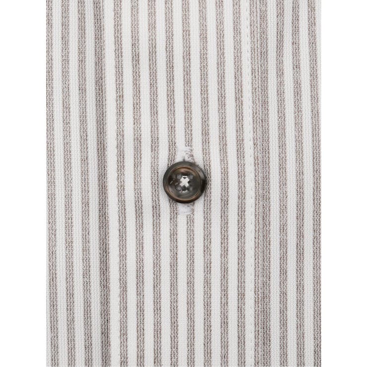 ノーアイロンストレッチ スタンダードフィット ボタンダウン半袖ニットシャツ | TAKA-Q MEN | 詳細画像4 