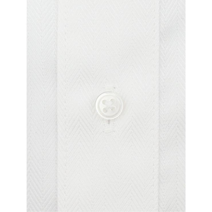 綿100% ノーアイロン スタンダードフィット ワイドカラー長袖シャツ | TAKA-Q MEN | 詳細画像4 