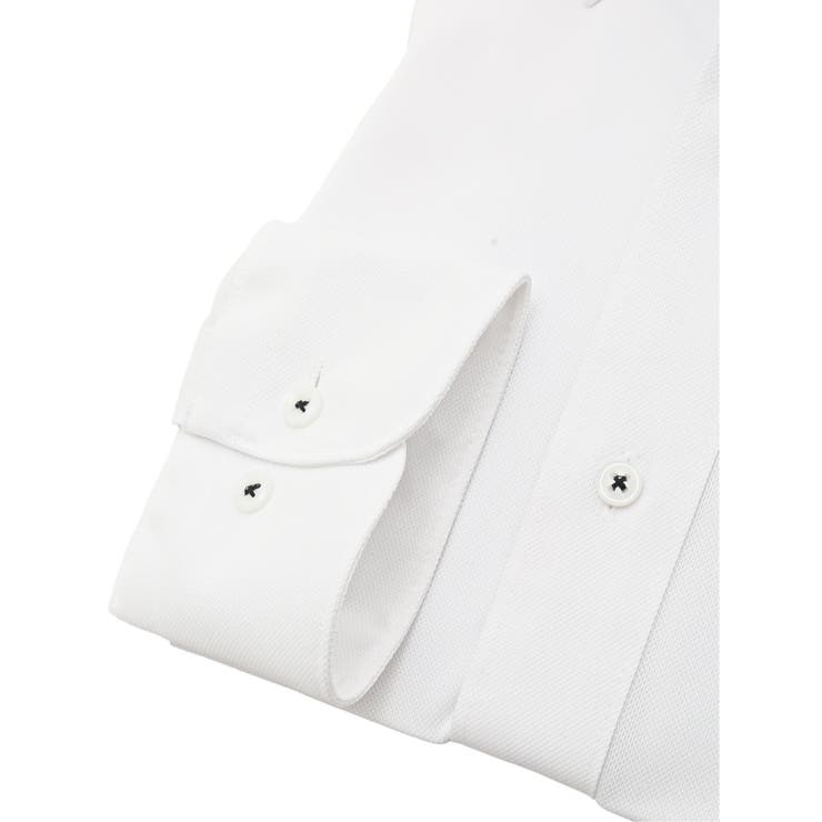 ノーアイロンストレッチ スタンダードフィット ボタンダウン長袖ニットシャツ | TAKA-Q MEN | 詳細画像3 