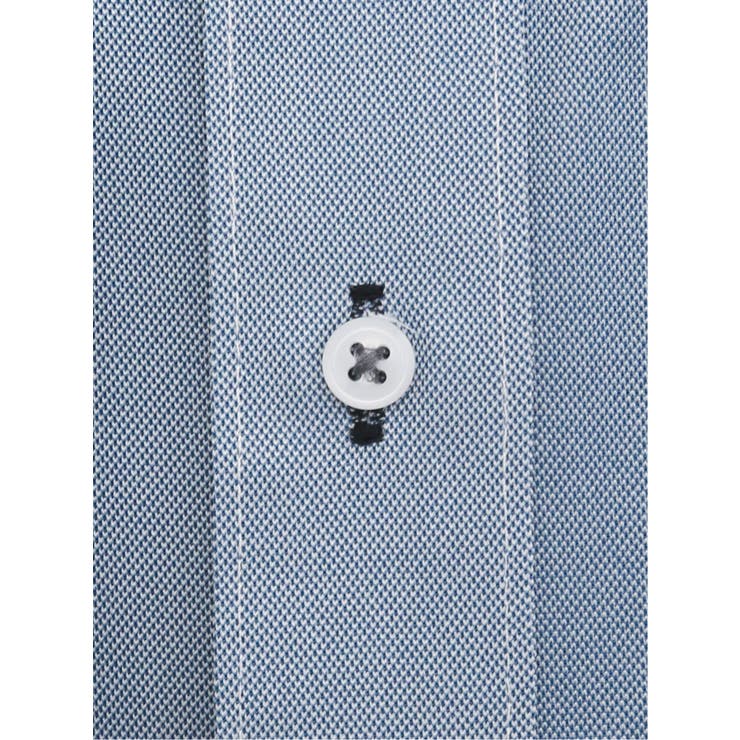 ノーアイロンストレッチ スタンダードフィット ボタンダウン長袖ニットシャツ | TAKA-Q MEN | 詳細画像4 