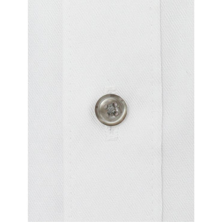 綿100% ノーアイロン スタンダードフィット ワイドカラー長袖シャツ | TAKA-Q MEN | 詳細画像4 