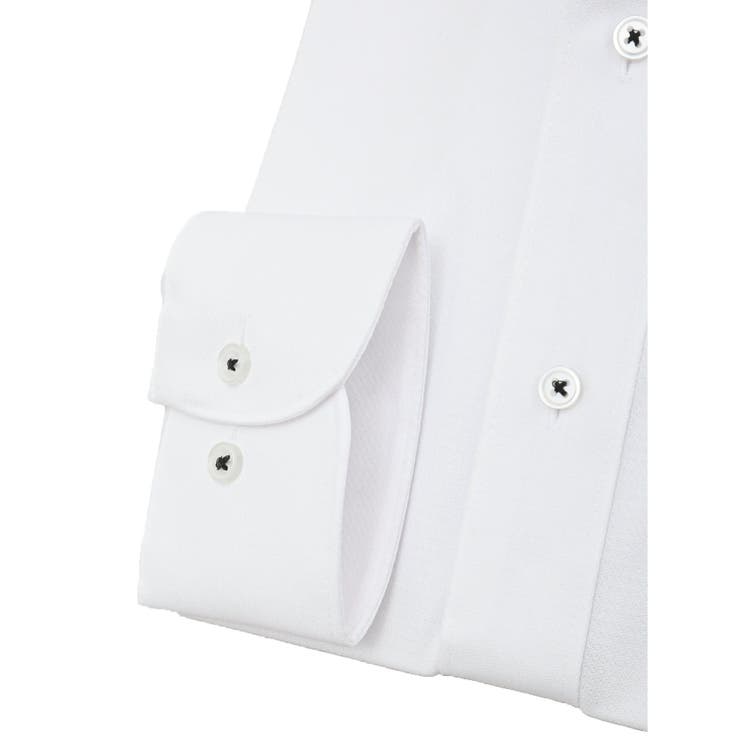 プライムフレックス スタンダードフィット ワイドカラー長袖ニットシャツ | TAKA-Q MEN | 詳細画像3 