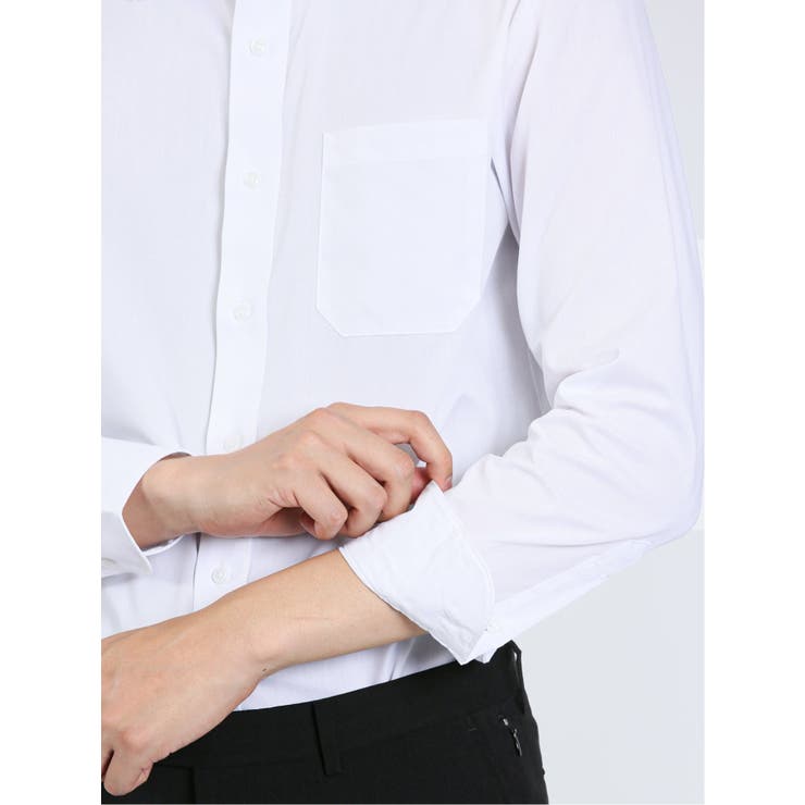 【WEB限定】形態安定 吸水速乾 スリムフィット 長袖シャツ3枚セット | TAKA-Q MEN | 詳細画像6 