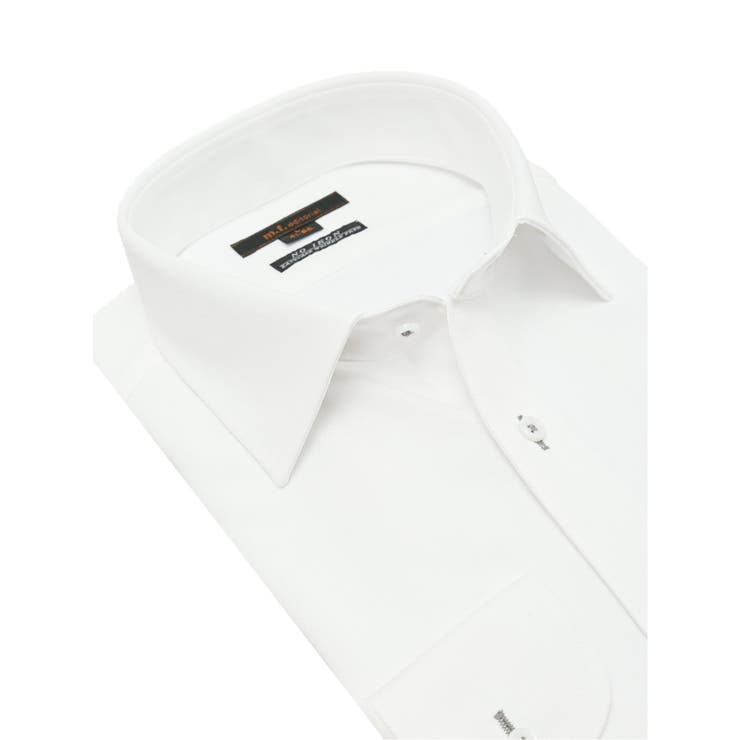 ノーアイロンストレッチ スタンダードフィット ワイドカラー長袖ニットシャツ | TAKA-Q MEN | 詳細画像2 