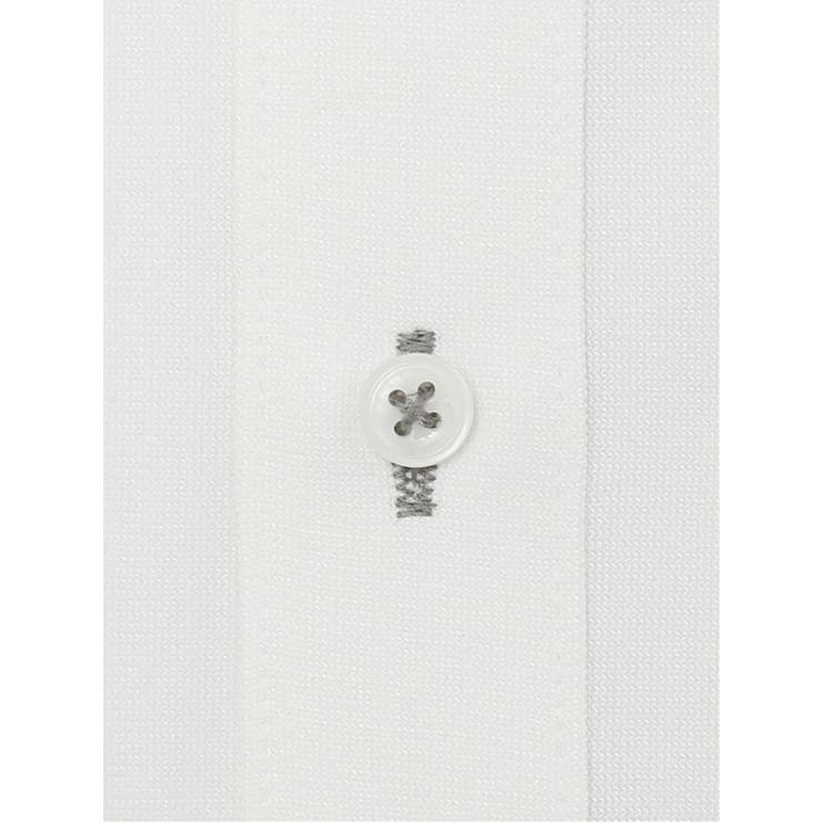 ノーアイロンストレッチ スタンダードフィット ワイドカラー長袖ニットシャツ | TAKA-Q MEN | 詳細画像4 