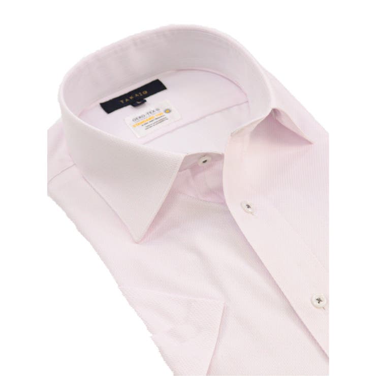 形態安定 吸水速乾 スタンダードフィット ワイドカラー半袖シャツ | TAKA-Q MEN | 詳細画像2 