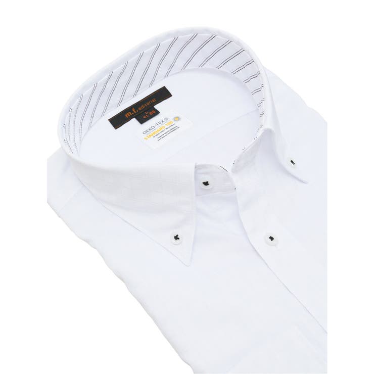 形態安定 吸水速乾 スタンダードフィット ボタンダウン長袖シャツ | TAKA-Q MEN | 詳細画像2 