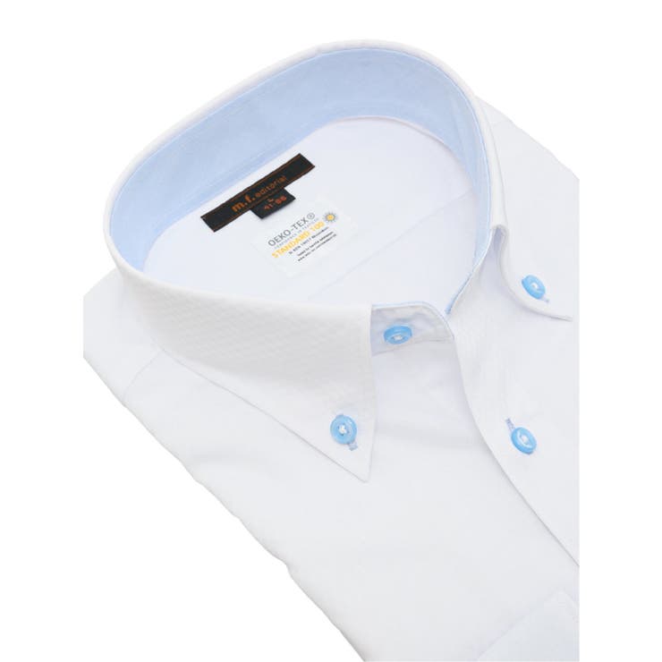 形態安定 吸水速乾 スタンダードフィット ボタンダウン長袖シャツ | TAKA-Q MEN | 詳細画像2 