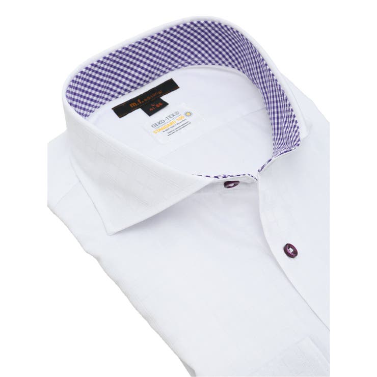 形態安定 吸水速乾 スタンダードフィット カッタウェイ長袖シャツ | TAKA-Q MEN | 詳細画像2 