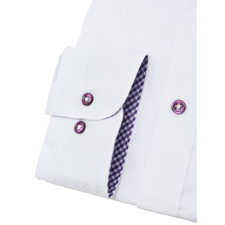 形態安定 吸水速乾 スタンダードフィット カッタウェイ長袖シャツ | TAKA-Q MEN | 詳細画像3 