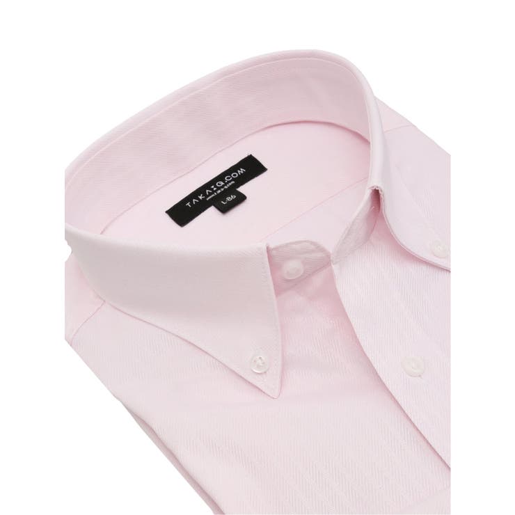 【WEB限定】形態安定 吸水速乾 スタンダードフィット ボタンダウン長袖シャツ | TAKA-Q MEN | 詳細画像2 