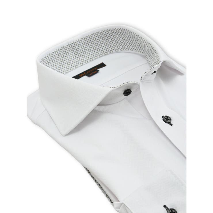 ノンアイロンストレッチ NEWスタンダードフィット カッタウェイ長袖ニットシャツ | TAKA-Q MEN | 詳細画像2 