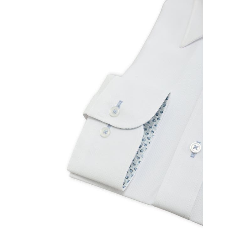 ノンアイロンストレッチ NEWスタンダードフィット レギュラーカラー長袖ニットシ… | TAKA-Q MEN | 詳細画像3 