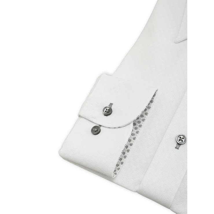 ノンアイロンストレッチ NEWスタンダードフィット レギュラーカラー長袖ニットシ… | TAKA-Q MEN | 詳細画像3 