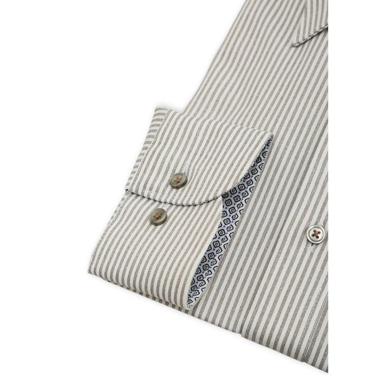 ノンアイロンストレッチ NEWスタンダードフィット レギュラーカラー長袖ニットシ… | TAKA-Q MEN | 詳細画像3 