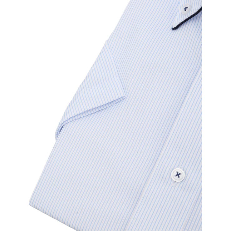 ノーアイロンストレッチ スタンダードフィット ドゥエボタンダウン半袖ニットシャツ | TAKA-Q MEN | 詳細画像3 