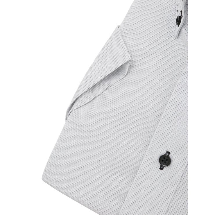 ノーアイロンストレッチ スタンダードフィット ボタンダウン半袖ニットシャツ | TAKA-Q MEN | 詳細画像3 