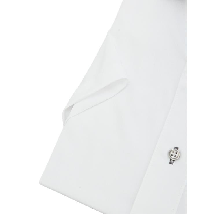 ノーアイロンストレッチ スタンダードフィット カッタウェイ半袖ニットシャツ | TAKA-Q MEN | 詳細画像3 