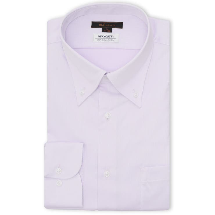 綿100% ノンアイロン NEWスタンダードフィット ボタンダウン長袖シャツ | TAKA-Q MEN | 詳細画像1 